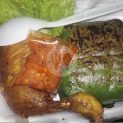 Nasi Bakar Isi ( Ayam )  Ayam Penyet / Ayam Bakar (dada/paha)