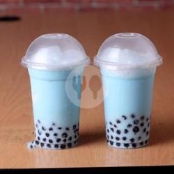 Vanilla Blue Boba Milk