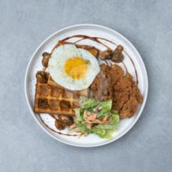 Savoury Chicken Waffle