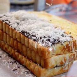 Roti Bakar Bandung Coklat Keju Campur Susu