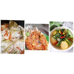 Nasi Liwet  Pecak Bandeng  Sayur Asem Sambel Pecak