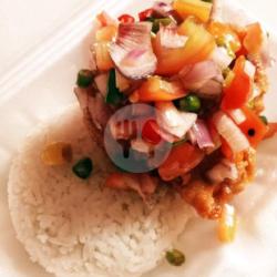 Chicken Rice Box Sambal Matha