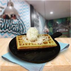 Waffle Vanila Ice Cream