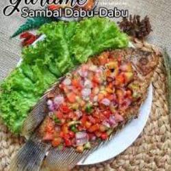 Ikan Gurame Sambal Dabu Dabu  Pedasss