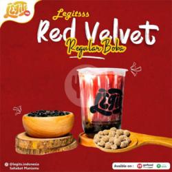 Red Velvet Reguler Boba (medium)