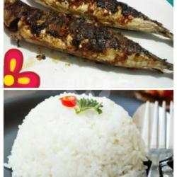 Ikan Cue Bakar   Nasi