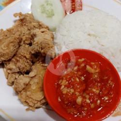 Nasi Daging Ikan Dori Sambal Geprek