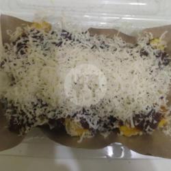 Pisang Bakar Coklat Crunchy, Keju, Susu