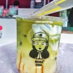 Boba Cha Pandan Cream Cheese