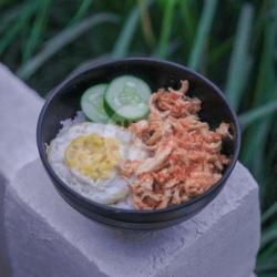 Ricebowl Ayam Suwir Bumbu Bali