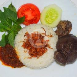 Nasi Ati Ampela Bacem Sambel Tongkol