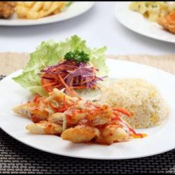 Nasi Daging Ikan Ala Thai