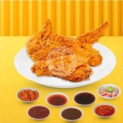 Ala Carte 4 Wings Pilihan Sambal / Sauce