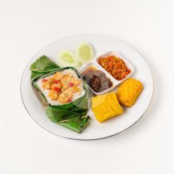 Paket Komplit Nasi Bakar Udang