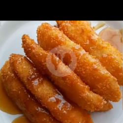 Stick Pisang Crispy Saos Caramel/porsi