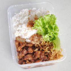 Nasi Oseng Ayam Teriyaki