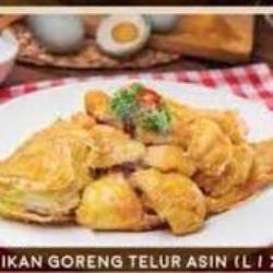 Ikan Gurame Goreng Telur Asin Ukuran Xl