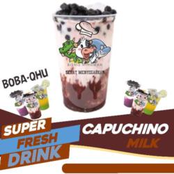 Ice Cappucino Milk Boba Authentic