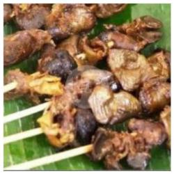 Sate Usus Ati Ampela Goreng