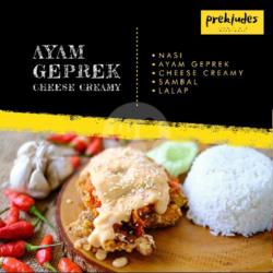 Paket Ayam Geprek Cheese Creamy