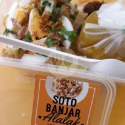 Soto Banjar (thinwal)   Free Teh (hangat/es)