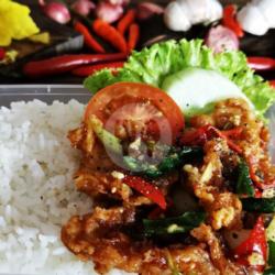 Nasi Ikan Lada Hitam