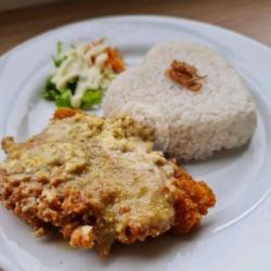 Nasi Dori Salted Egg