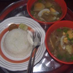 Soto Banjar   Nasi