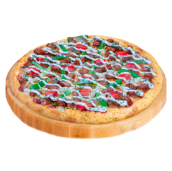 Arabic Beef Kebab Pizza Pan Pizza