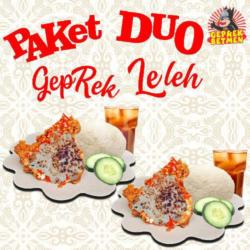 Paket Duo Geprek Leleh