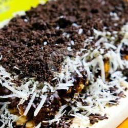 Pisang Crispy Keju Caramel Oreo