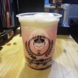 Strawberry Boba And Cheese Foam