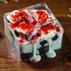 Brownies Box Cream Red Velvet