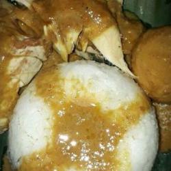 Nasi Opor (ayam Suwir, Telor, Tahu)