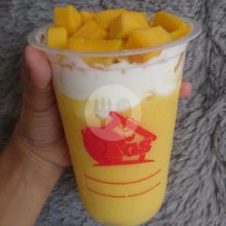 Smoothies Mangga   Toping Mangga Potong