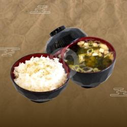 Rice Dan Miso Soup