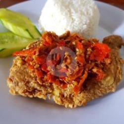 Paket Bebek Geprek Jumbo   Nasi