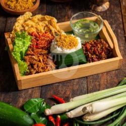 Nasi Berkat Ayam Suwir