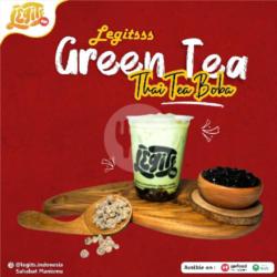 Green Thaitea Boba Medium   Cheese Cream