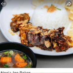 Nasi Iga Bakar Free Kuah Sop