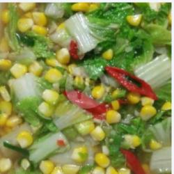 Tumis Sawi Putih Jagung Manis
