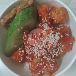 Ricebowl Ayam Pilet Saos Pedas