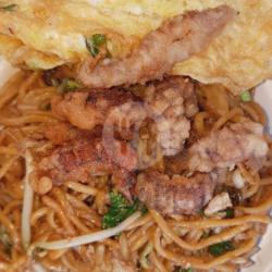 Mie Kuning Seafood   Telur  Udang Naga Goreng Tepung