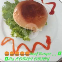 A Burger Beef Cheese