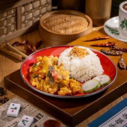 Nasi Kulit Salted Egg