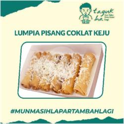 Lumpia Pisang Cokelat Keju