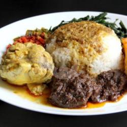 Nasi Padang Otak Sapi