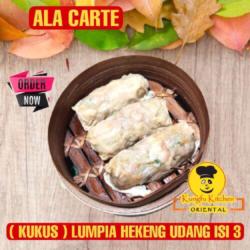 ( Kukus ) Lumpia Hekeng Udang ( Isi 3 )