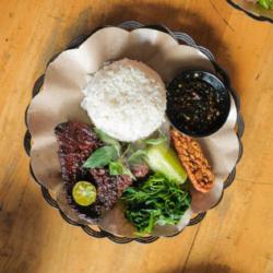 Nasi Tempong Ikan Pare Bakar