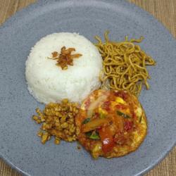 Nasi Telur Ceplok Balado